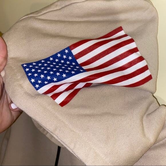 🦬FOREVER 21 men’s American flag hoodie size XS - Picture 2 of 4